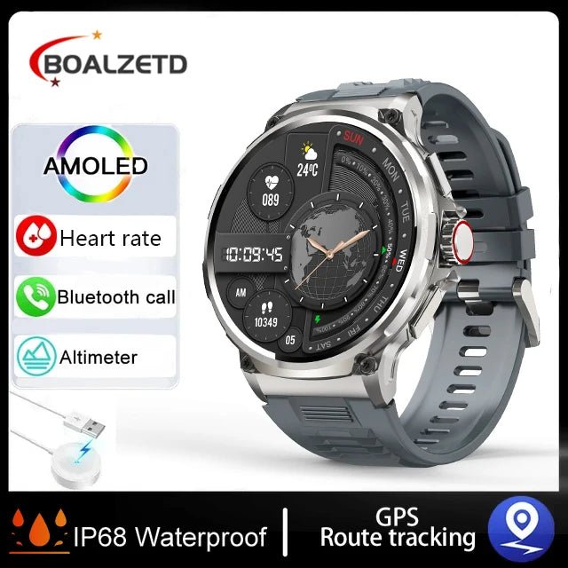 2024 New 1.85 " HD Bluetooth Call Smart Watch Men Sports Fitness Watches Heart Monitor 710mAh Smartwatch Men For XIAOMI Android
