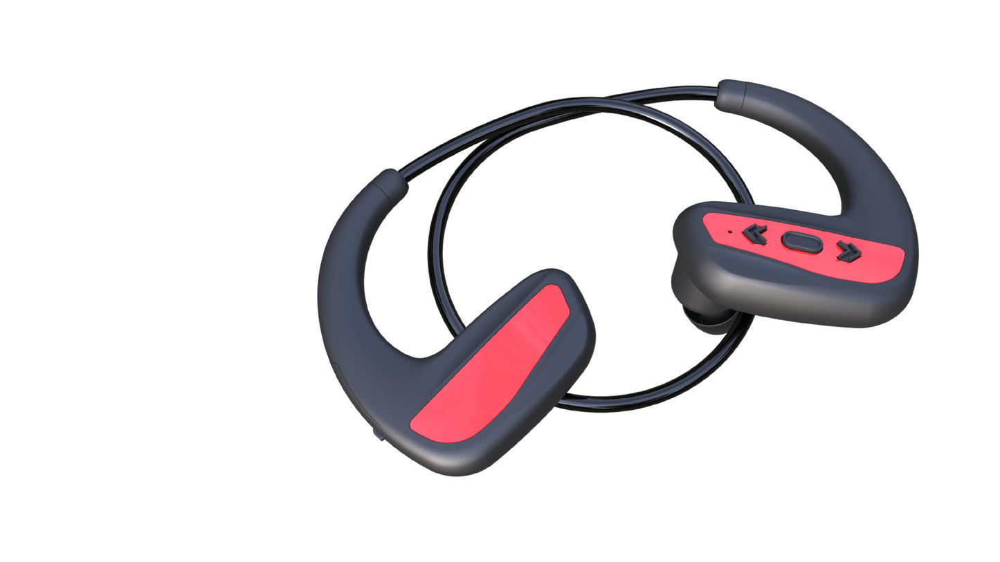 New Style Swimming Headset Bluetooth 8 Level Swimming And Running Sports Mp3