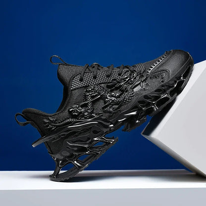 New Trendy Men's Sports Shoes Cushion Running Sneakers Outdoor Leisure Walking Jogging Trainers Soft Sole Breathable Footwear