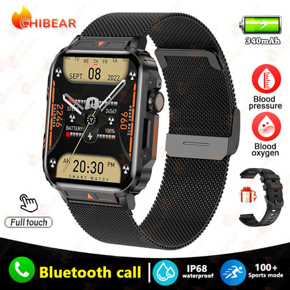 1.95 GPS Outdoor Military Smart Watch Men Bluetooth Call Smartwatch For Xiaomi Android IOS IP68 Waterproof Ftiness Watches Man