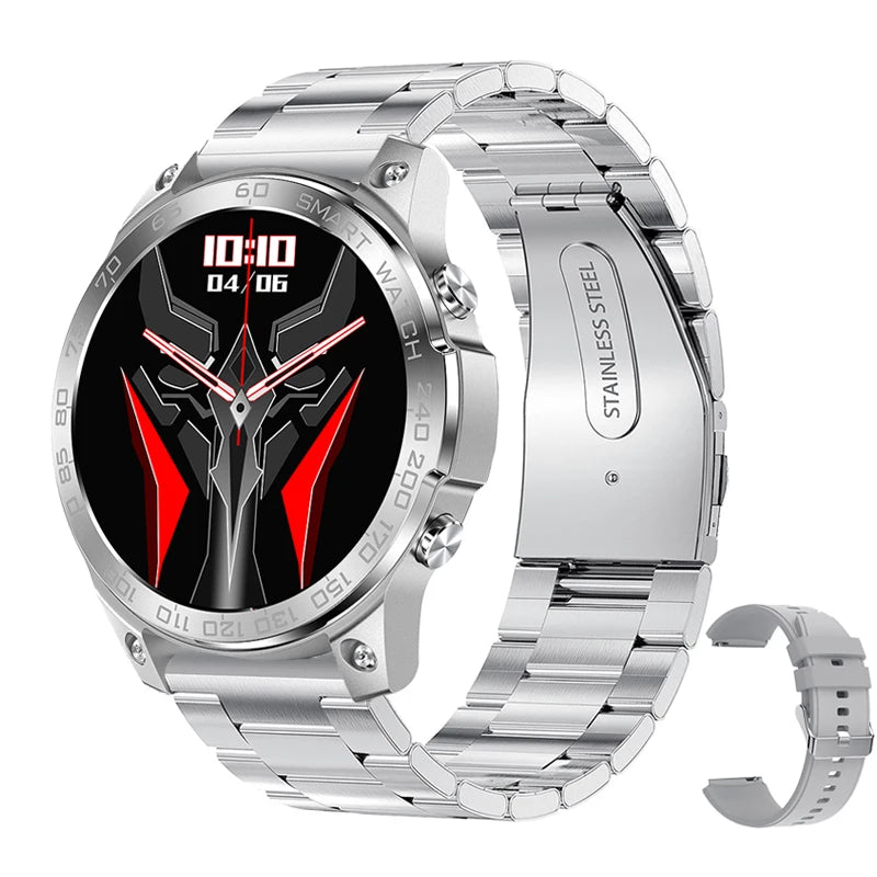 2023 New IP68 Swimming Waterproof Men Smart Watch Screen Always Show Time 400MAh Large Battery NFC Bluetooth Call Smartwatch Man