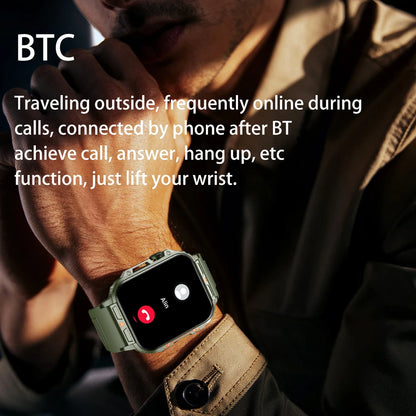 1.95 GPS Outdoor Military Smart Watch Men Bluetooth Call Smartwatch For Xiaomi Android IOS IP68 Waterproof Ftiness Watches Man