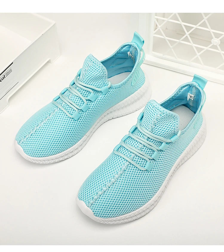 Breathable Men's Running Shoes Fashion Platform Men Casual Shoes Lightweight Women Vulcanized Shoes Flexible Anti-slip Sneakers