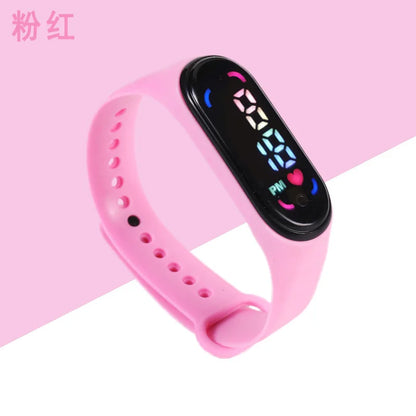 Children'S Waterproof Sports Smart LED Watch Outdoor Silicone Bracelet Touch Electronic Watch Kids Bracelet Digital Watches