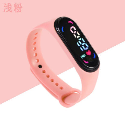 Children'S Waterproof Sports Smart LED Watch Outdoor Silicone Bracelet Touch Electronic Watch Kids Bracelet Digital Watches