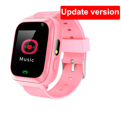 Game Smart Watch Kids Phone Call Music Play Flashlight 6 Games With SD Card Smartwatch Clock For Boys Girls Gifts