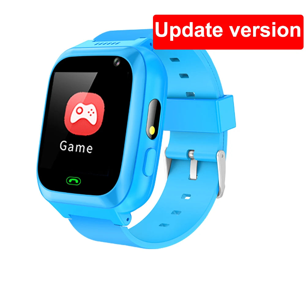 Game Smart Watch Kids Phone Call Music Play Flashlight 6 Games With SD Card Smartwatch Clock For Boys Girls Gifts