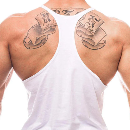 Men‘s Muscle Korea Tank Top Casual Gym Apparel Fashion Running Bodybuilding Singlets Keep Fit Workout Fitness Sleeveless Vest