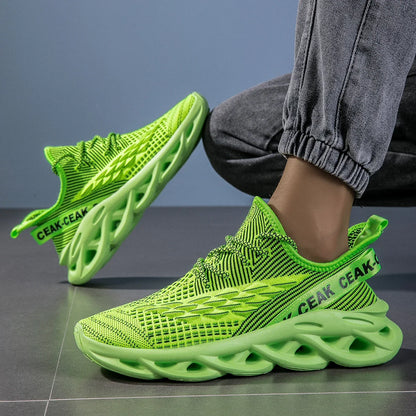 Mens Sneakers Running Jogging Shoes Casual Sneakers Men Outdoor Breathable Mesh Shoes Light Shock-absorption Sports Shoes Men