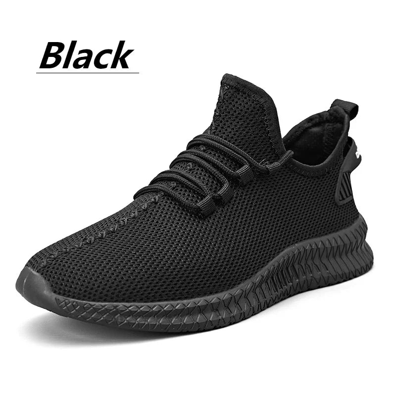 New Fashion Sneakers Lightweight Men Casual Shoes Breathable Male Footwear Lace Up Walking Shoe Sport Running Sneaker Plus Size