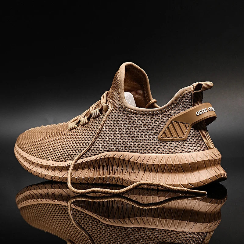 New Fashion Sneakers Lightweight Men Casual Shoes Breathable Male Footwear Lace Up Walking Shoe Sport Running Sneaker Plus Size