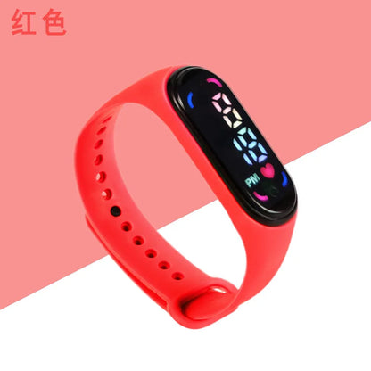 Children'S Waterproof Sports Smart LED Watch Outdoor Silicone Bracelet Touch Electronic Watch Kids Bracelet Digital Watches