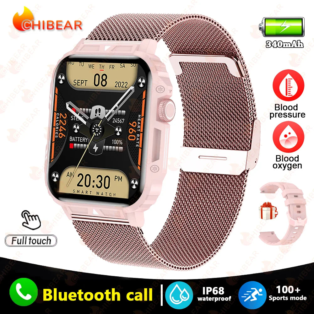 1.95 GPS Outdoor Military Smart Watch Men Bluetooth Call Smartwatch For Xiaomi Android IOS IP68 Waterproof Ftiness Watches Man