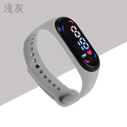 Children'S Waterproof Sports Smart LED Watch Outdoor Silicone Bracelet Touch Electronic Watch Kids Bracelet Digital Watches