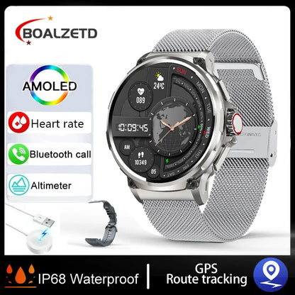 2024 New 1.85 Inch HD Bluetooth Call Smart Watch Men Sports Fitness Tracker Heart Monitor 710mAh Smartwatch For XIAOMI Android