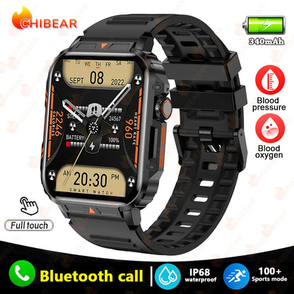 1.95 GPS Outdoor Military Smart Watch Men Bluetooth Call Smartwatch For Xiaomi Android IOS IP68 Waterproof Ftiness Watches Man