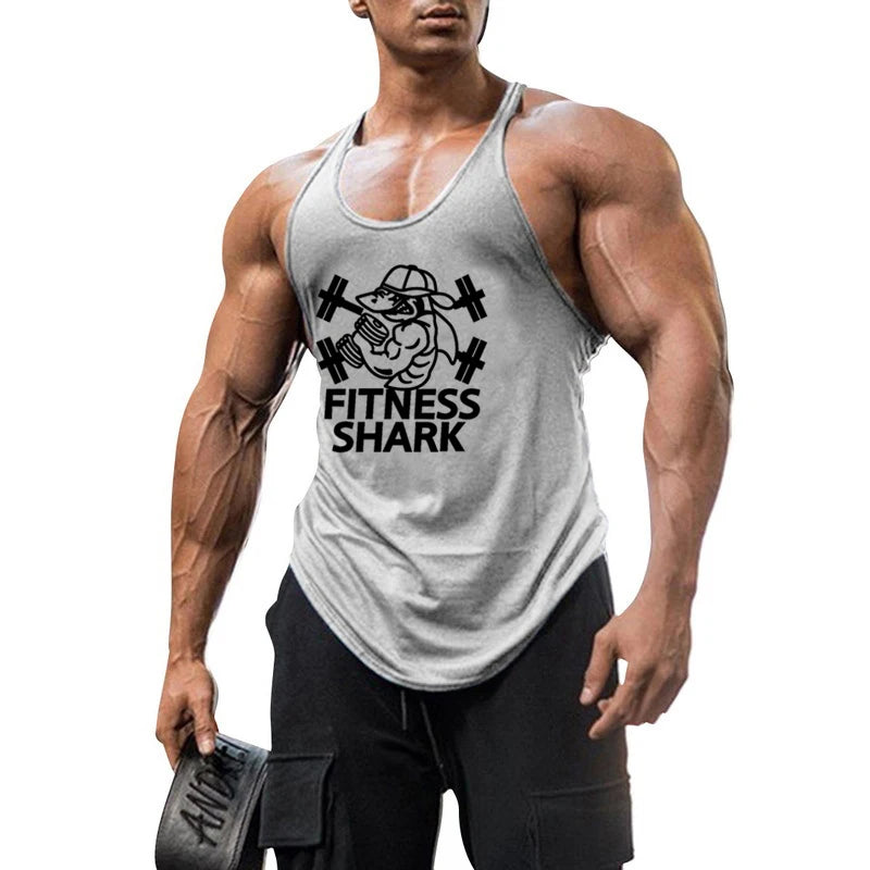 Men‘s Muscle Korea Tank Top Casual Gym Apparel Fashion Running Bodybuilding Singlets Keep Fit Workout Fitness Sleeveless Vest
