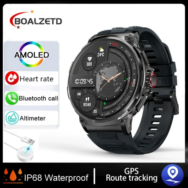 2024 New 1.85 " HD Bluetooth Call Smart Watch Men Sports Fitness Watches Heart Monitor 710mAh Smartwatch Men For XIAOMI Android