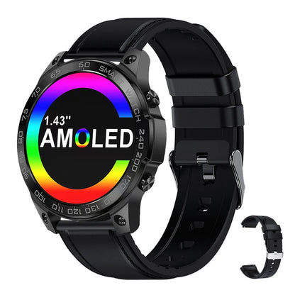 2023 New IP68 Swimming Waterproof Men Smart Watch Screen Always Show Time 400MAh Large Battery NFC Bluetooth Call Smartwatch Man