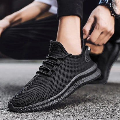 New Fashion Sneakers Lightweight Men Casual Shoes Breathable Male Footwear Lace Up Walking Shoe Sport Running Sneaker Plus Size