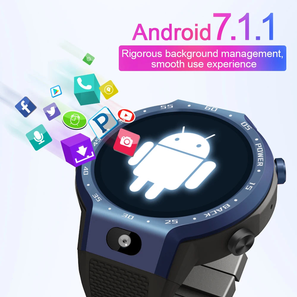 Newest LEMFO LEM9 Smart Watch Phone Android 7.1 1GB + 16GB Support SIM card GPS WiFi Wrist Smartwatch 4G watch For Men Women