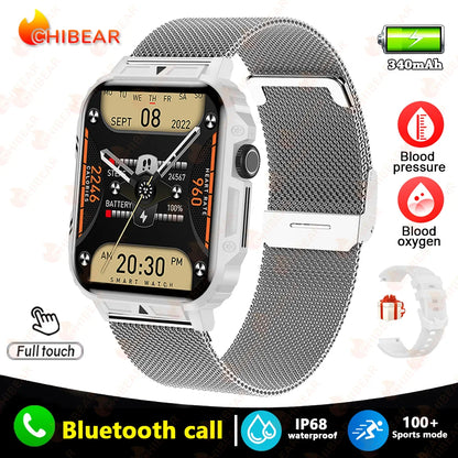 1.95 GPS Outdoor Military Smart Watch Men Bluetooth Call Smartwatch For Xiaomi Android IOS IP68 Waterproof Ftiness Watches Man