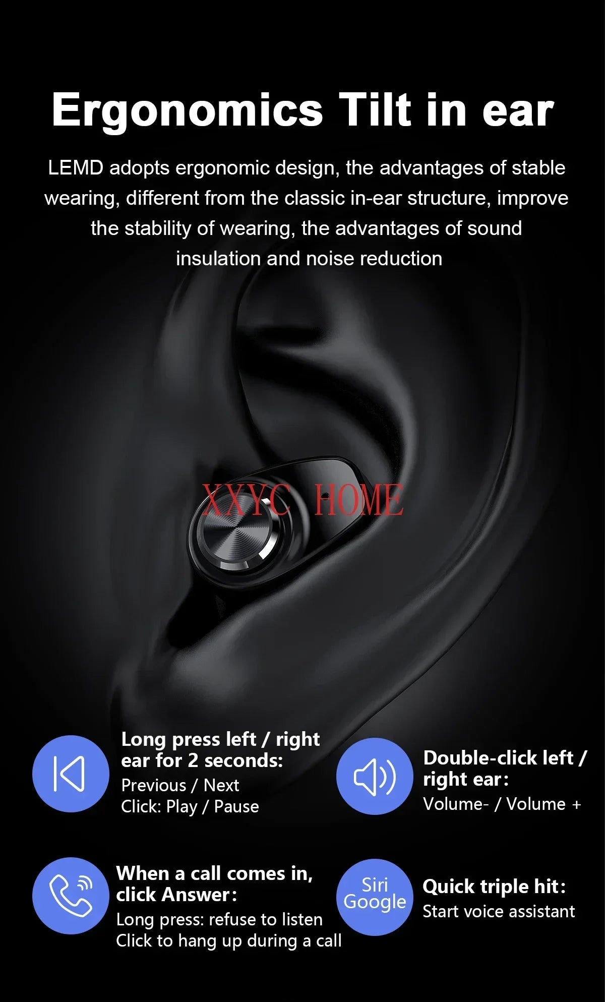 Smart Watches Luxury Wholesale Sports Fitness Lemfo Reloj Smart Watch With BT Earphone Health Monitoring