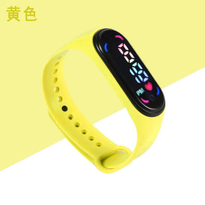 Children'S Waterproof Sports Smart LED Watch Outdoor Silicone Bracelet Touch Electronic Watch Kids Bracelet Digital Watches