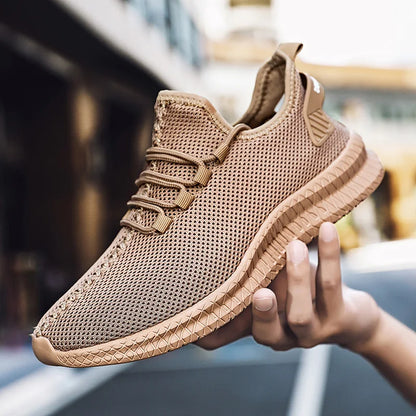 New Fashion Sneakers Lightweight Men Casual Shoes Breathable Male Footwear Lace Up Walking Shoe Sport Running Sneaker Plus Size