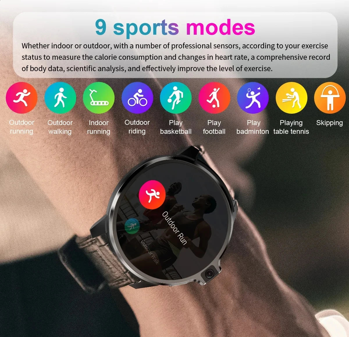 High-Tech LEMFO LEMP smart watch for Men women GPS WIFI 4G 64G 1.6 inch 400*400 HD Dual Cameras Android SIM 9 sports Smartwatch