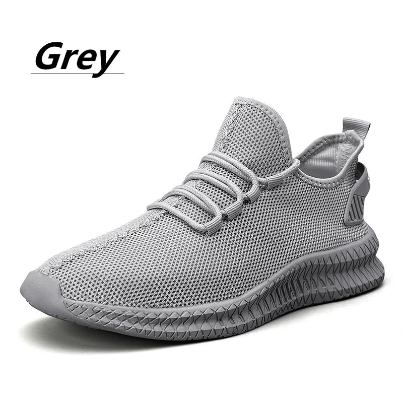 New Fashion Sneakers Lightweight Men Casual Shoes Breathable Male Footwear Lace Up Walking Shoe Sport Running Sneaker Plus Size