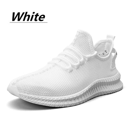 New Fashion Sneakers Lightweight Men Casual Shoes Breathable Male Footwear Lace Up Walking Shoe Sport Running Sneaker Plus Size