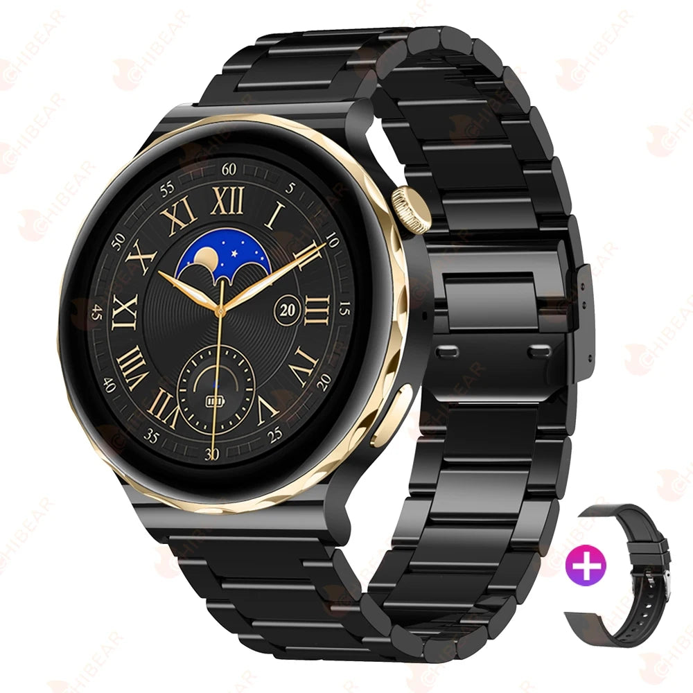 2024 New Fashion Women Smart Watch Heart Rate GPS Sport Fitness Watch Waterproof Voice Calling Smart Watch For Huawei Watch GT3