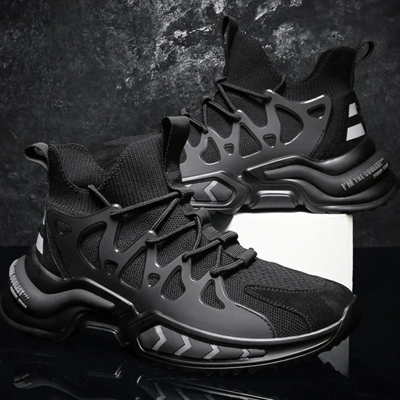 Fashion Men Sneakers Mesh Breathable Running Shoes for Men designer Soft Sole Walking Shoe Lace-up Sport Shoes Men tenis hombres