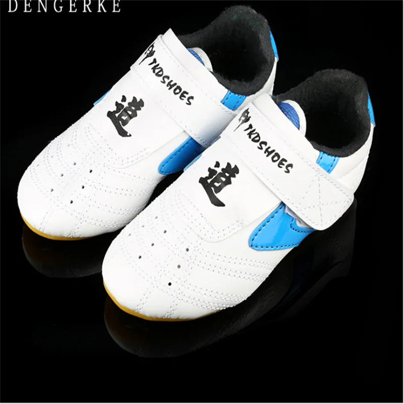 Leather Breathable Taekwondo Martial Arts Karate Training Shoes Unisex Artificial Leather Chinese Kung Fu Walking Canvas Shoes