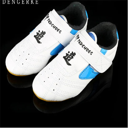 Leather Breathable Taekwondo Martial Arts Karate Training Shoes Unisex Artificial Leather Chinese Kung Fu Walking Canvas Shoes