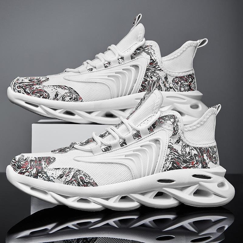 Mesh Casual Breathable Sports Running Graffiti Shoes